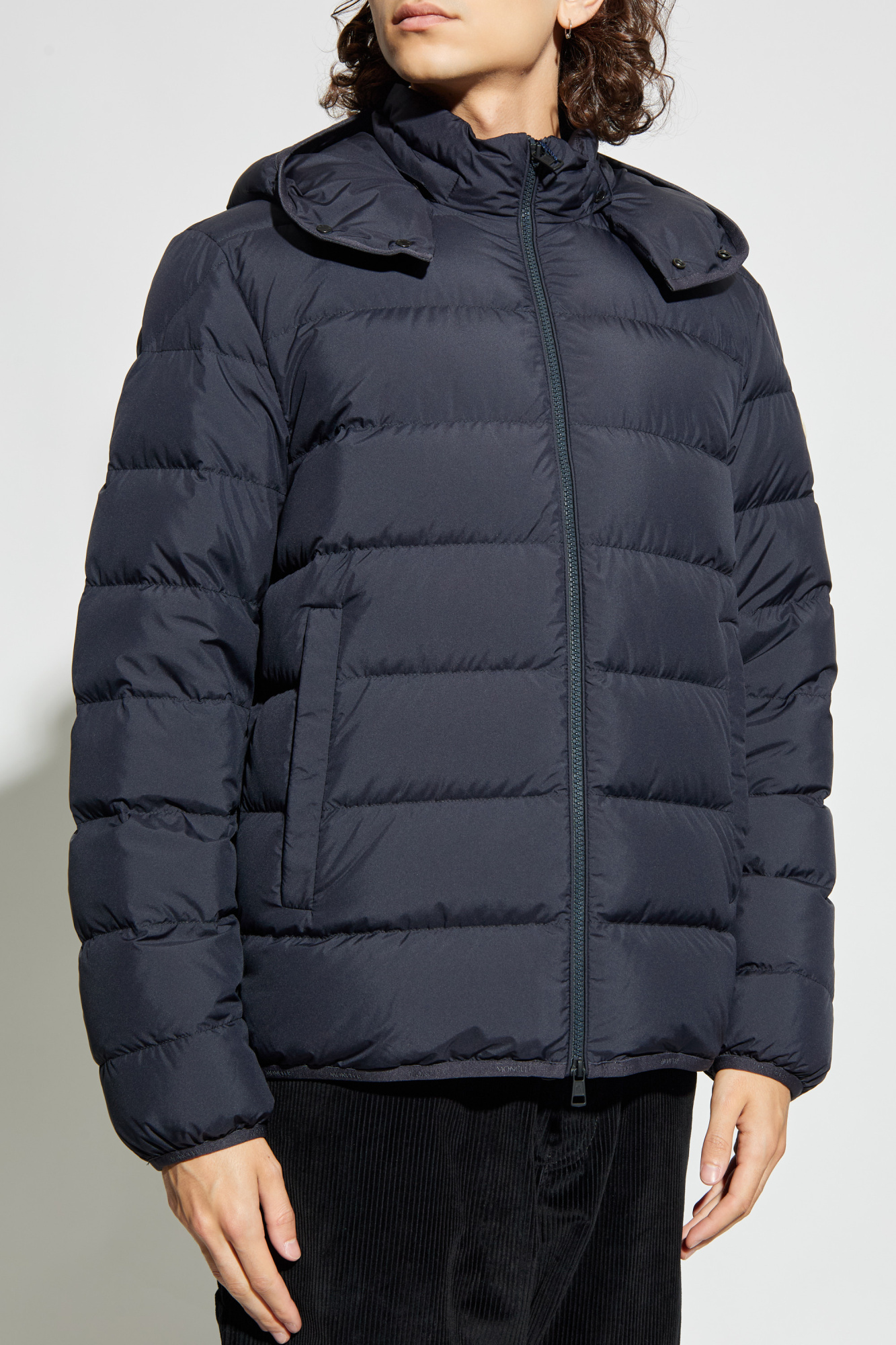 Navy blue Montbrocq down jacket Moncler - Vitkac GB